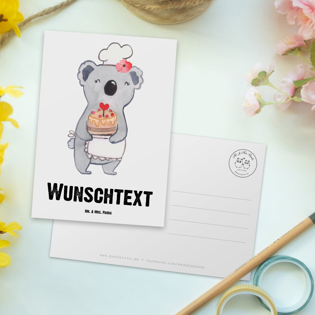 Personalisierte Postkarte Konditorin mit Herz Postkarte mit Namen, Postkarte bedrucken, Postkarte mit Wunschtext, Postkarte personalisierbar, Geschenkkarte mit Namen, Grußkarte mit Namen, Karte mit Namen, Einladung mit Namen, Ansichtskarte mit Namen, Geschenkkarte mit Wunschtext, Grußkarte mit Wunschtext, Karte mit Wunschtext, Einladung mit Wunschtext, Ansichtskarte mit Wunschtext, Beruf, Ausbildung, Jubiläum, Abschied, Rente, Kollege, Kollegin, Geschenk, Schenken, Arbeitskollege, Mitarbeiter, Firma, Danke, Dankeschön, Konditorin, Kuchenbäckerin, Patissierin, Confiseurin, Bäckerin