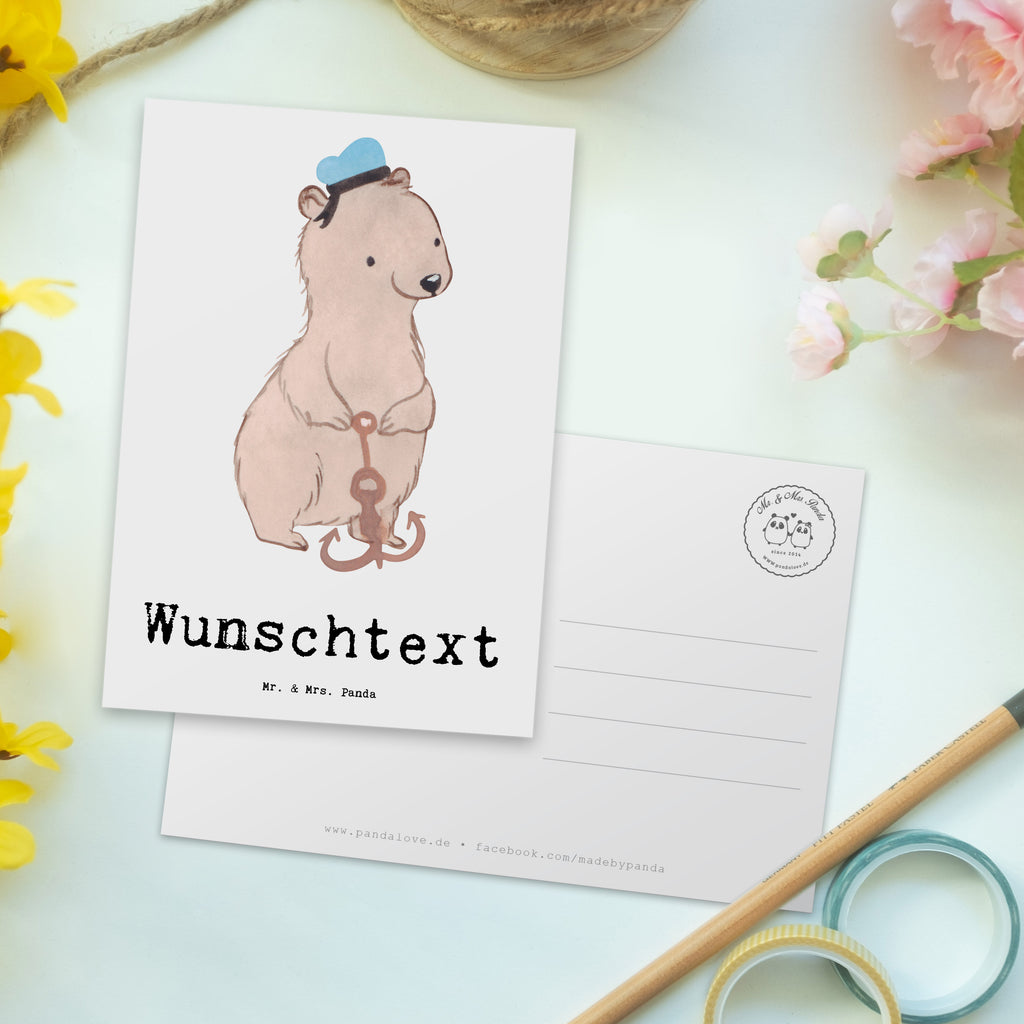 Personalisierte Postkarte Matrose aus Leidenschaft Postkarte mit Namen, Postkarte bedrucken, Postkarte mit Wunschtext, Postkarte personalisierbar, Geschenkkarte mit Namen, Grußkarte mit Namen, Karte mit Namen, Einladung mit Namen, Ansichtskarte mit Namen, Geschenkkarte mit Wunschtext, Grußkarte mit Wunschtext, Karte mit Wunschtext, Einladung mit Wunschtext, Ansichtskarte mit Wunschtext, Beruf, Ausbildung, Jubiläum, Abschied, Rente, Kollege, Kollegin, Geschenk, Schenken, Arbeitskollege, Mitarbeiter, Firma, Danke, Dankeschön, Matrose, Seemann, Seeleute, Schiff, Schiffsmechaniker