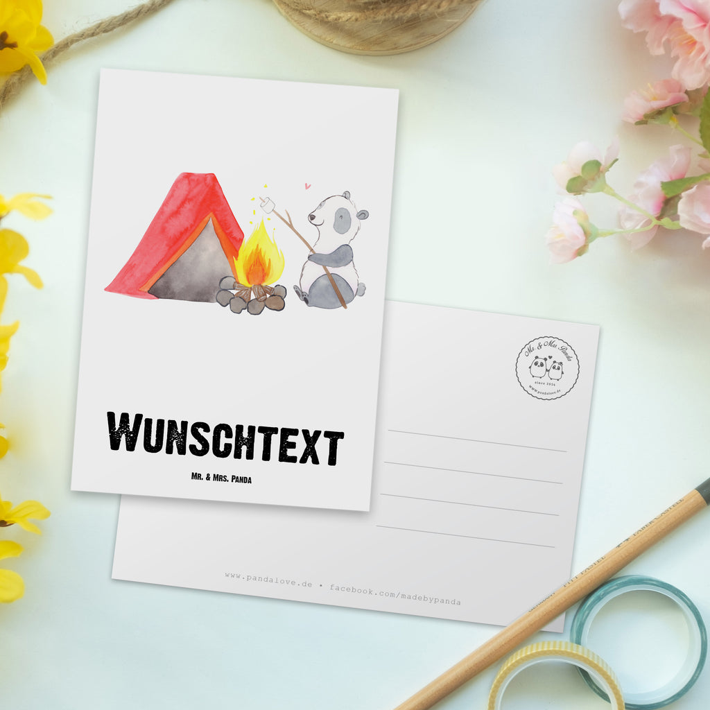 Personalisierte Postkarte Panda Campen Medizin Postkarte mit Namen, Postkarte bedrucken, Postkarte mit Wunschtext, Postkarte personalisierbar, Geschenkkarte mit Namen, Grußkarte mit Namen, Karte mit Namen, Einladung mit Namen, Ansichtskarte mit Namen, Geschenkkarte mit Wunschtext, Grußkarte mit Wunschtext, Karte mit Wunschtext, Einladung mit Wunschtext, Ansichtskarte mit Wunschtext, Geschenk, Sport, Sportart, Hobby, Schenken, Danke, Dankeschön, Auszeichnung, Gewinn, Sportler, Campen, Camping, campen gehen, Zelten, Campingplatz