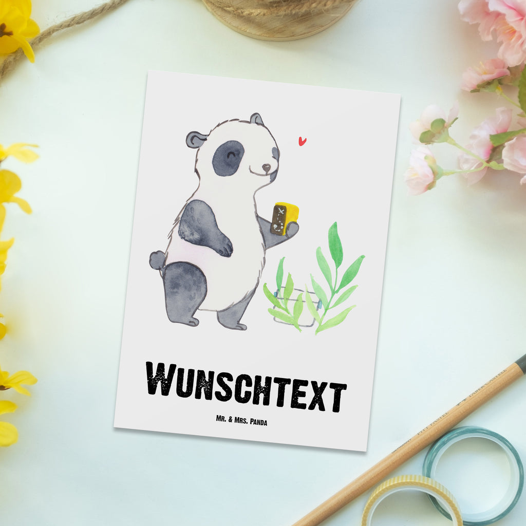 Personalisierte Postkarte Panda Geocaching Medizin Postkarte mit Namen, Postkarte bedrucken, Postkarte mit Wunschtext, Postkarte personalisierbar, Geschenkkarte mit Namen, Grußkarte mit Namen, Karte mit Namen, Einladung mit Namen, Ansichtskarte mit Namen, Geschenkkarte mit Wunschtext, Grußkarte mit Wunschtext, Karte mit Wunschtext, Einladung mit Wunschtext, Ansichtskarte mit Wunschtext, Geschenk, Sport, Sportart, Hobby, Schenken, Danke, Dankeschön, Auszeichnung, Gewinn, Sportler, Geocaching, Schatzsuchen, GPS Schnitzeljagd, Opencaching