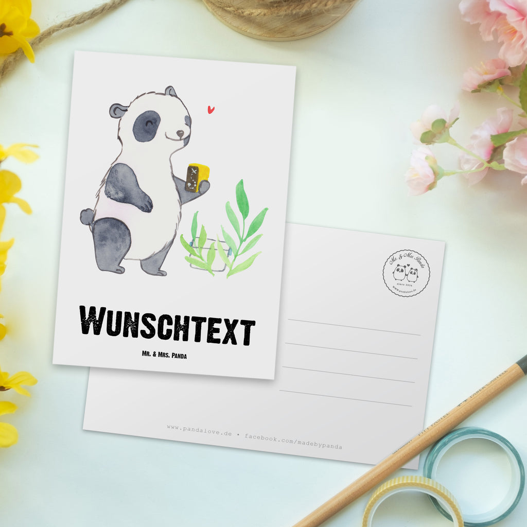 Personalisierte Postkarte Panda Geocaching Medizin Postkarte mit Namen, Postkarte bedrucken, Postkarte mit Wunschtext, Postkarte personalisierbar, Geschenkkarte mit Namen, Grußkarte mit Namen, Karte mit Namen, Einladung mit Namen, Ansichtskarte mit Namen, Geschenkkarte mit Wunschtext, Grußkarte mit Wunschtext, Karte mit Wunschtext, Einladung mit Wunschtext, Ansichtskarte mit Wunschtext, Geschenk, Sport, Sportart, Hobby, Schenken, Danke, Dankeschön, Auszeichnung, Gewinn, Sportler, Geocaching, Schatzsuchen, GPS Schnitzeljagd, Opencaching