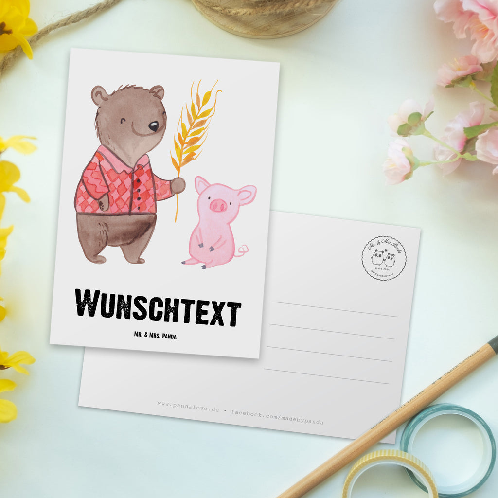 Personalisierte Postkarte Landwirt aus Leidenschaft Postkarte mit Namen, Postkarte bedrucken, Postkarte mit Wunschtext, Postkarte personalisierbar, Geschenkkarte mit Namen, Grußkarte mit Namen, Karte mit Namen, Einladung mit Namen, Ansichtskarte mit Namen, Geschenkkarte mit Wunschtext, Grußkarte mit Wunschtext, Karte mit Wunschtext, Einladung mit Wunschtext, Ansichtskarte mit Wunschtext, Beruf, Ausbildung, Jubiläum, Abschied, Rente, Kollege, Kollegin, Geschenk, Schenken, Arbeitskollege, Mitarbeiter, Firma, Danke, Dankeschön, Landwirt; Bauer, Tierwirt, Agronom, Farmer, Bauernhof