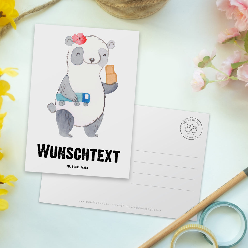 Personalisierte Postkarte Speditionskauffrau mit Herz Postkarte mit Namen, Postkarte bedrucken, Postkarte mit Wunschtext, Postkarte personalisierbar, Geschenkkarte mit Namen, Grußkarte mit Namen, Karte mit Namen, Einladung mit Namen, Ansichtskarte mit Namen, Geschenkkarte mit Wunschtext, Grußkarte mit Wunschtext, Karte mit Wunschtext, Einladung mit Wunschtext, Ansichtskarte mit Wunschtext, Beruf, Ausbildung, Jubiläum, Abschied, Rente, Kollege, Kollegin, Geschenk, Schenken, Arbeitskollege, Mitarbeiter, Firma, Danke, Dankeschön