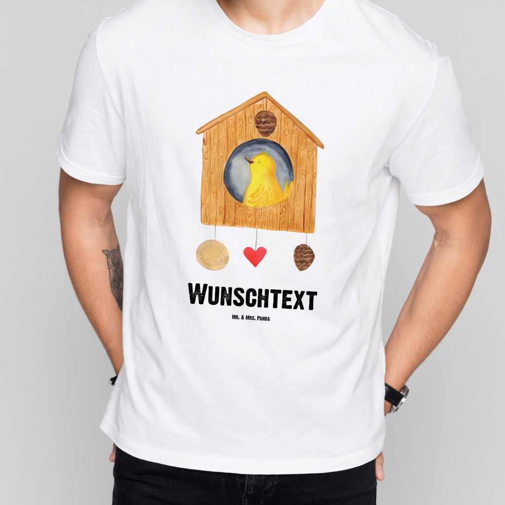 Größe S Personalisiertes T-Shirt Vogelhaus T-Shirt Personalisiert, T-Shirt mit Namen, T-Shirt mit Aufruck, Männer, Frauen, Tiermotive, Gute Laune, lustige Sprüche, Tiere, Vogel, Vögel, Vogelhaus, Vogelhäuschen, Home sweet home, Zuhause, Nest, Eigenheim, Familie, Wohnung, Haus, unser Haus, Lieblingsort, Castle