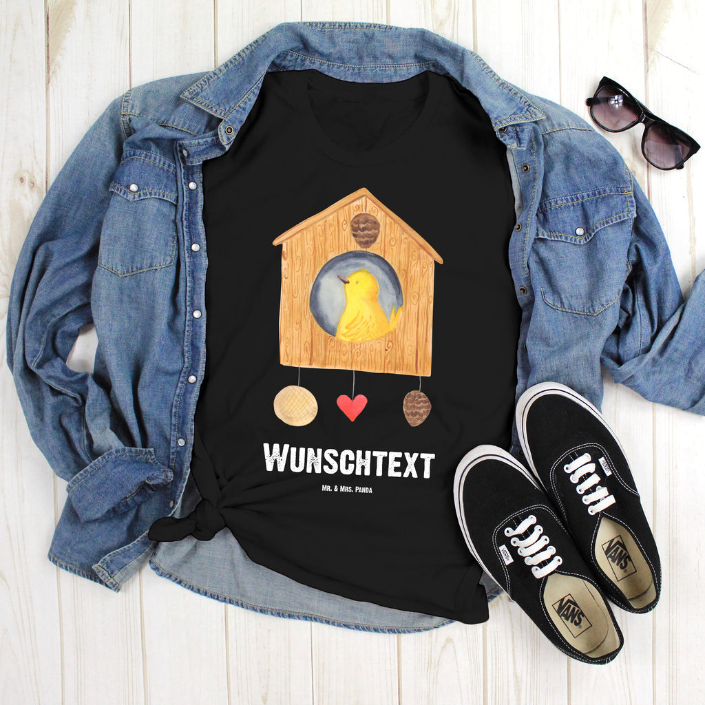 Größe S Personalisiertes T-Shirt Vogelhaus T-Shirt Personalisiert, T-Shirt mit Namen, T-Shirt mit Aufruck, Männer, Frauen, Tiermotive, Gute Laune, lustige Sprüche, Tiere, Vogel, Vögel, Vogelhaus, Vogelhäuschen, Home sweet home, Zuhause, Nest, Eigenheim, Familie, Wohnung, Haus, unser Haus, Lieblingsort, Castle