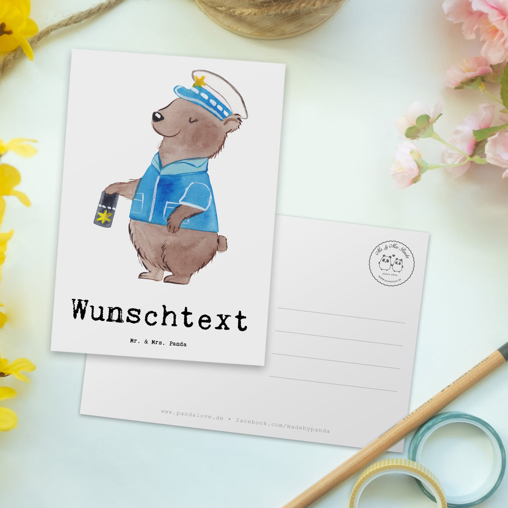 Personalisierte Postkarte Polizistin aus Leidenschaft Postkarte mit Namen, Postkarte bedrucken, Postkarte mit Wunschtext, Postkarte personalisierbar, Geschenkkarte mit Namen, Grußkarte mit Namen, Karte mit Namen, Einladung mit Namen, Ansichtskarte mit Namen, Geschenkkarte mit Wunschtext, Grußkarte mit Wunschtext, Karte mit Wunschtext, Einladung mit Wunschtext, Ansichtskarte mit Wunschtext, Beruf, Ausbildung, Jubiläum, Abschied, Rente, Kollege, Kollegin, Geschenk, Schenken, Arbeitskollege, Mitarbeiter, Firma, Danke, Dankeschön, Polizistin, Polizeibeamtin, Wachfrau, Cop, Polizei, Studium