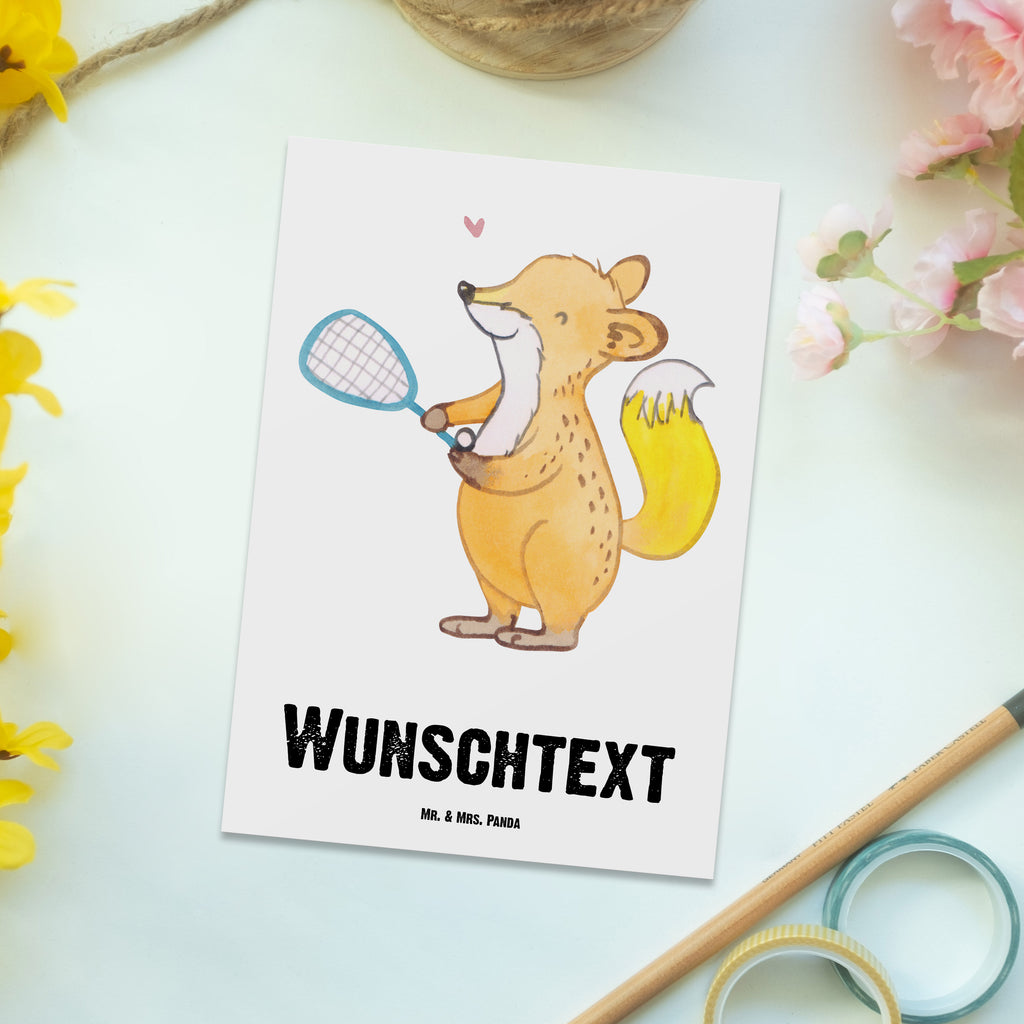 Personalisierte Postkarte Fuchs Squash spielen Medizin Postkarte mit Namen, Postkarte bedrucken, Postkarte mit Wunschtext, Postkarte personalisierbar, Geschenkkarte mit Namen, Grußkarte mit Namen, Karte mit Namen, Einladung mit Namen, Ansichtskarte mit Namen, Geschenkkarte mit Wunschtext, Grußkarte mit Wunschtext, Karte mit Wunschtext, Einladung mit Wunschtext, Ansichtskarte mit Wunschtext, Geschenk, Sport, Sportart, Hobby, Schenken, Danke, Dankeschön, Auszeichnung, Gewinn, Sportler, Squash spielen, Squashhalle, Ballsport