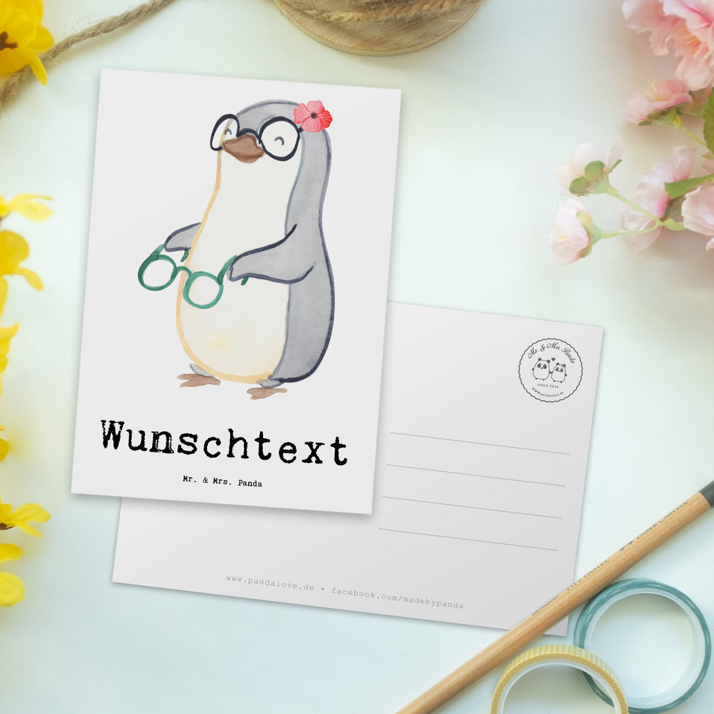 Personalisierte Postkarte Augenoptikerin mit Herz Postkarte mit Namen, Postkarte bedrucken, Postkarte mit Wunschtext, Postkarte personalisierbar, Geschenkkarte mit Namen, Grußkarte mit Namen, Karte mit Namen, Einladung mit Namen, Ansichtskarte mit Namen, Geschenkkarte mit Wunschtext, Grußkarte mit Wunschtext, Karte mit Wunschtext, Einladung mit Wunschtext, Ansichtskarte mit Wunschtext, Beruf, Ausbildung, Jubiläum, Abschied, Rente, Kollege, Kollegin, Geschenk, Schenken, Arbeitskollege, Mitarbeiter, Firma, Danke, Dankeschön, Augenoptikerin, Optikerin, Augenärztin, Optometristin, Brillenverkäuferin, Brillengeschäft, Eröffnung