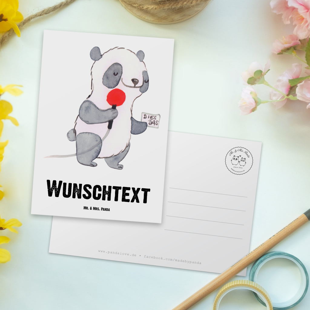 Personalisierte Postkarte Sportreporter aus Leidenschaft Postkarte mit Namen, Postkarte bedrucken, Postkarte mit Wunschtext, Postkarte personalisierbar, Geschenkkarte mit Namen, Grußkarte mit Namen, Karte mit Namen, Einladung mit Namen, Ansichtskarte mit Namen, Geschenkkarte mit Wunschtext, Grußkarte mit Wunschtext, Karte mit Wunschtext, Einladung mit Wunschtext, Ansichtskarte mit Wunschtext, Beruf, Ausbildung, Jubiläum, Abschied, Rente, Kollege, Kollegin, Geschenk, Schenken, Arbeitskollege, Mitarbeiter, Firma, Danke, Dankeschön