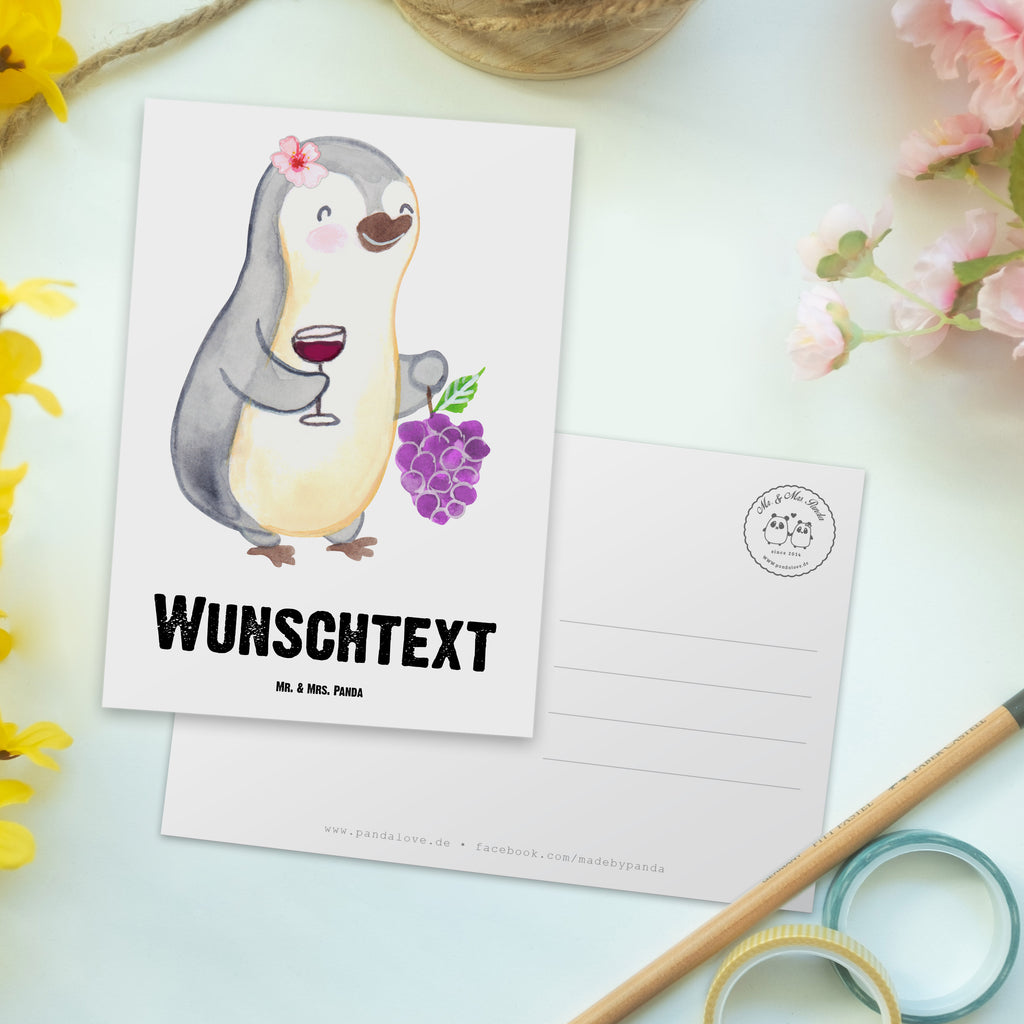 Personalisierte Postkarte Winzerin mit Herz Postkarte mit Namen, Postkarte bedrucken, Postkarte mit Wunschtext, Postkarte personalisierbar, Geschenkkarte mit Namen, Grußkarte mit Namen, Karte mit Namen, Einladung mit Namen, Ansichtskarte mit Namen, Geschenkkarte mit Wunschtext, Grußkarte mit Wunschtext, Karte mit Wunschtext, Einladung mit Wunschtext, Ansichtskarte mit Wunschtext, Beruf, Ausbildung, Jubiläum, Abschied, Rente, Kollege, Kollegin, Geschenk, Schenken, Arbeitskollege, Mitarbeiter, Firma, Danke, Dankeschön