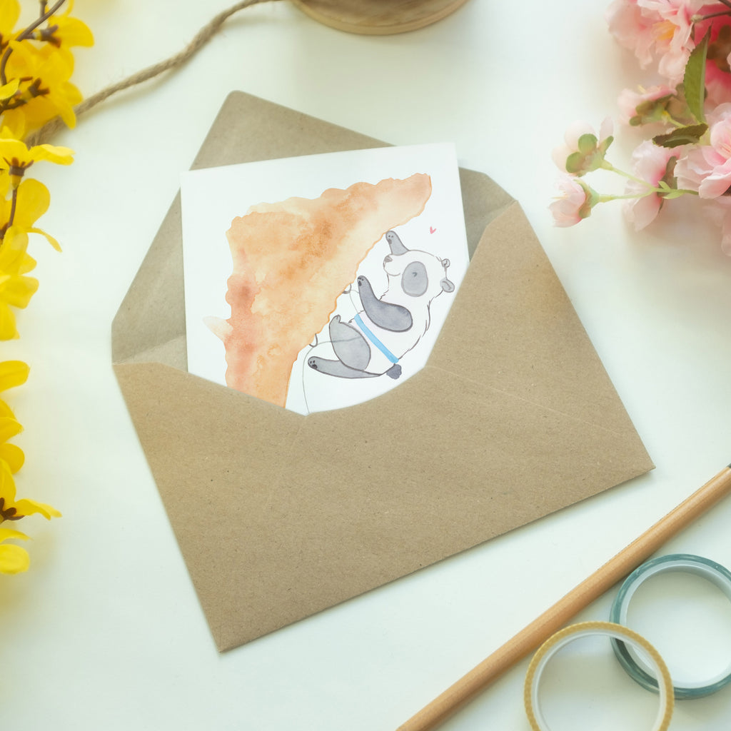 Personalisierte Grußkarte Panda Klettern Medizin Personalisierte Grußkarte, Personalisiertere Klappkarte, Personalisierte Einladungskarte, Personalisierte Glückwunschkarte, Personalisierte Hochzeitskarte, Personalisierte Geburtstagskarte, Grußkarte mit Namen, Grußkarte selber drucken, Grußkarte selbst gestalten, Grußkarte mit persönlichen Nachrichten, Grußkarte als Geldgeschenk, Grußkarten personalisiert, Geschenk, Sport, Sportart, Hobby, Schenken, Danke, Dankeschön, Auszeichnung, Gewinn, Sportler, Klettern, Bouldern, Kletterhalle, Klettersport