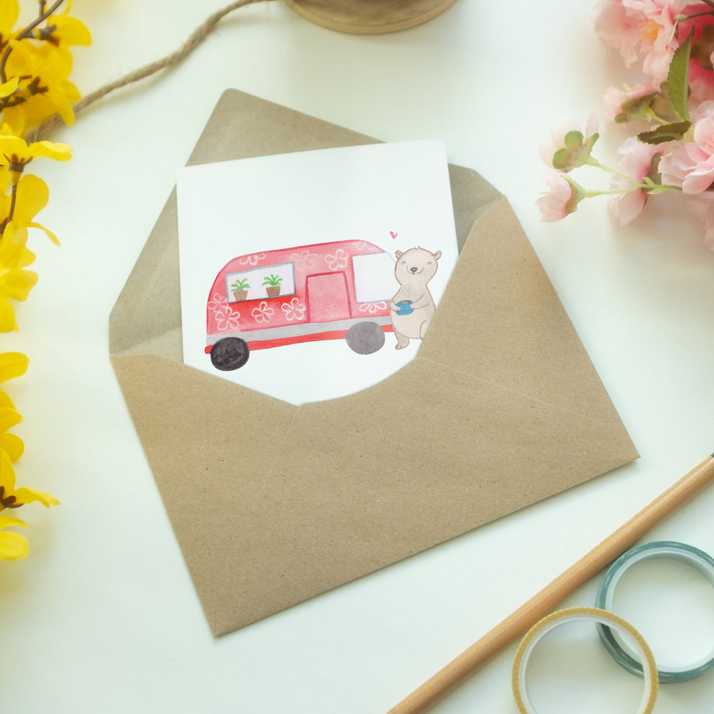 Personalisierte Grußkarte Bär Camper Tage Personalisierte Grußkarte, Personalisiertere Klappkarte, Personalisierte Einladungskarte, Personalisierte Glückwunschkarte, Personalisierte Hochzeitskarte, Personalisierte Geburtstagskarte, Grußkarte mit Namen, Grußkarte selber drucken, Grußkarte selbst gestalten, Grußkarte mit persönlichen Nachrichten, Grußkarte als Geldgeschenk, Grußkarten personalisiert, Geschenk, Sport, Sportart, Hobby, Schenken, Danke, Dankeschön, Auszeichnung, Gewinn, Sportler, Camper, Campen, Zelten, Campingplatz, Wohnmobil, Roadtrip, Urlaub