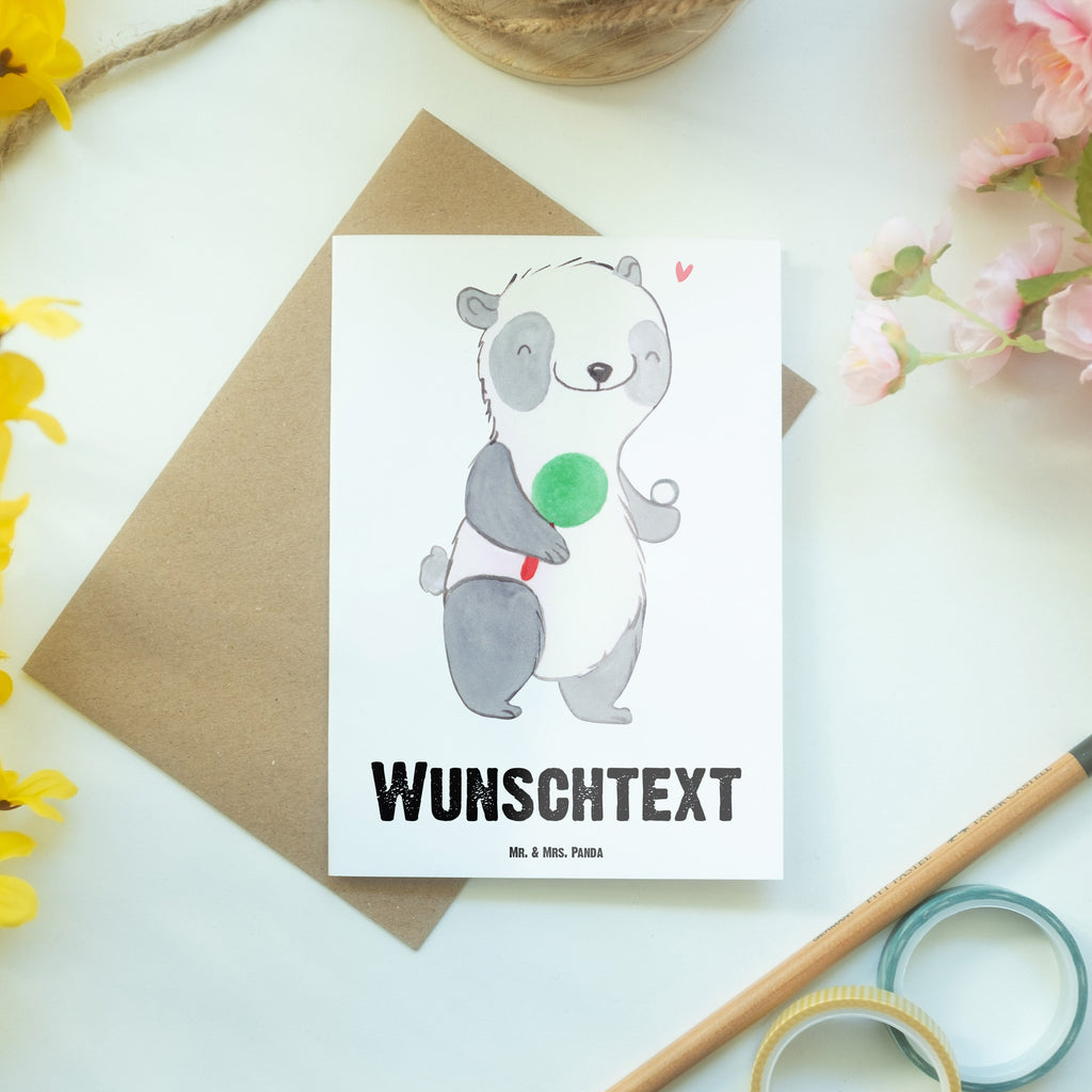 Personalisierte Grußkarte Panda Tischtennis Tage Personalisierte Grußkarte, Personalisiertere Klappkarte, Personalisierte Einladungskarte, Personalisierte Glückwunschkarte, Personalisierte Hochzeitskarte, Personalisierte Geburtstagskarte, Grußkarte mit Namen, Grußkarte selber drucken, Grußkarte selbst gestalten, Grußkarte mit persönlichen Nachrichten, Grußkarte als Geldgeschenk, Grußkarten personalisiert, Geschenk, Sport, Sportart, Hobby, Schenken, Danke, Dankeschön, Auszeichnung, Gewinn, Sportler, Tischtennis, Tischtennis Bund, Tischtennis Verein, Ballsport, Tischtennis Wettbewerb, Tischtennis Meisterschaft, Tischtennis Sprüche