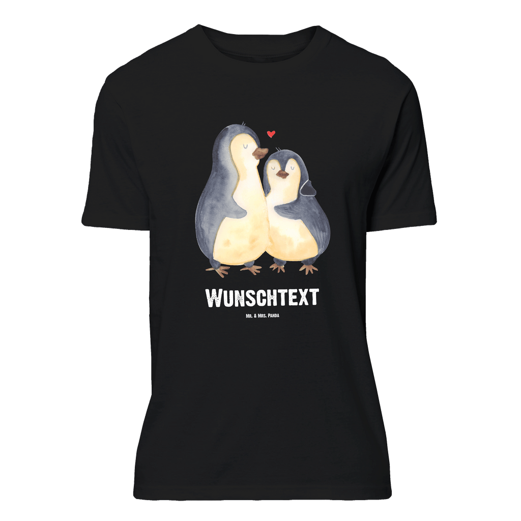 Größe XL Personalisiertes T-Shirt Pinguin umarmend T-Shirt Personalisiert, T-Shirt mit Namen, T-Shirt mit Aufruck, Männer, Frauen, Pinguin, Liebe, Liebespaar, Liebesbeweis, Liebesgeschenk, Verlobung, Jahrestag, Hochzeitstag, Hochzeit, Hochzeitsgeschenk