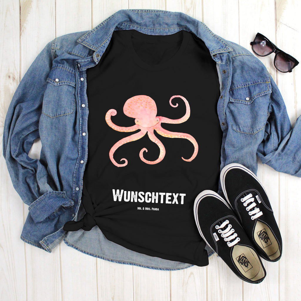 Größe S Personalisiertes T-Shirt Tintenfisch T-Shirt Personalisiert, T-Shirt mit Namen, T-Shirt mit Aufruck, Männer, Frauen, Tiermotive, Gute Laune, lustige Sprüche, Tiere, Meer, Meerestier, Krake, Tintenfisch, Arme, Wasser, Ozean