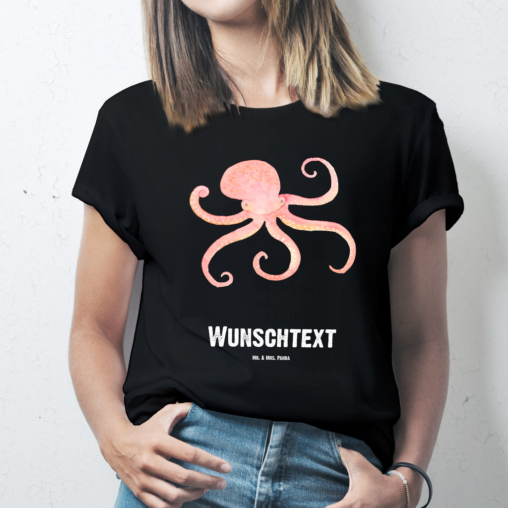 Größe S Personalisiertes T-Shirt Tintenfisch T-Shirt Personalisiert, T-Shirt mit Namen, T-Shirt mit Aufruck, Männer, Frauen, Tiermotive, Gute Laune, lustige Sprüche, Tiere, Meer, Meerestier, Krake, Tintenfisch, Arme, Wasser, Ozean