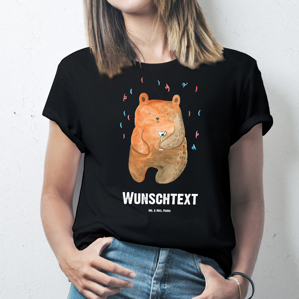 Größe M Personalisiertes T-Shirt Bär Party T-Shirt Personalisiert, T-Shirt mit Namen, T-Shirt mit Aufruck, Männer, Frauen, Bär, Teddy, Teddybär, Geburtstag, Geburtstagsgeschenk, Geschenk, Party, Feiern, Abfeiern, Mitbringsel, Gute Laune, Lustig