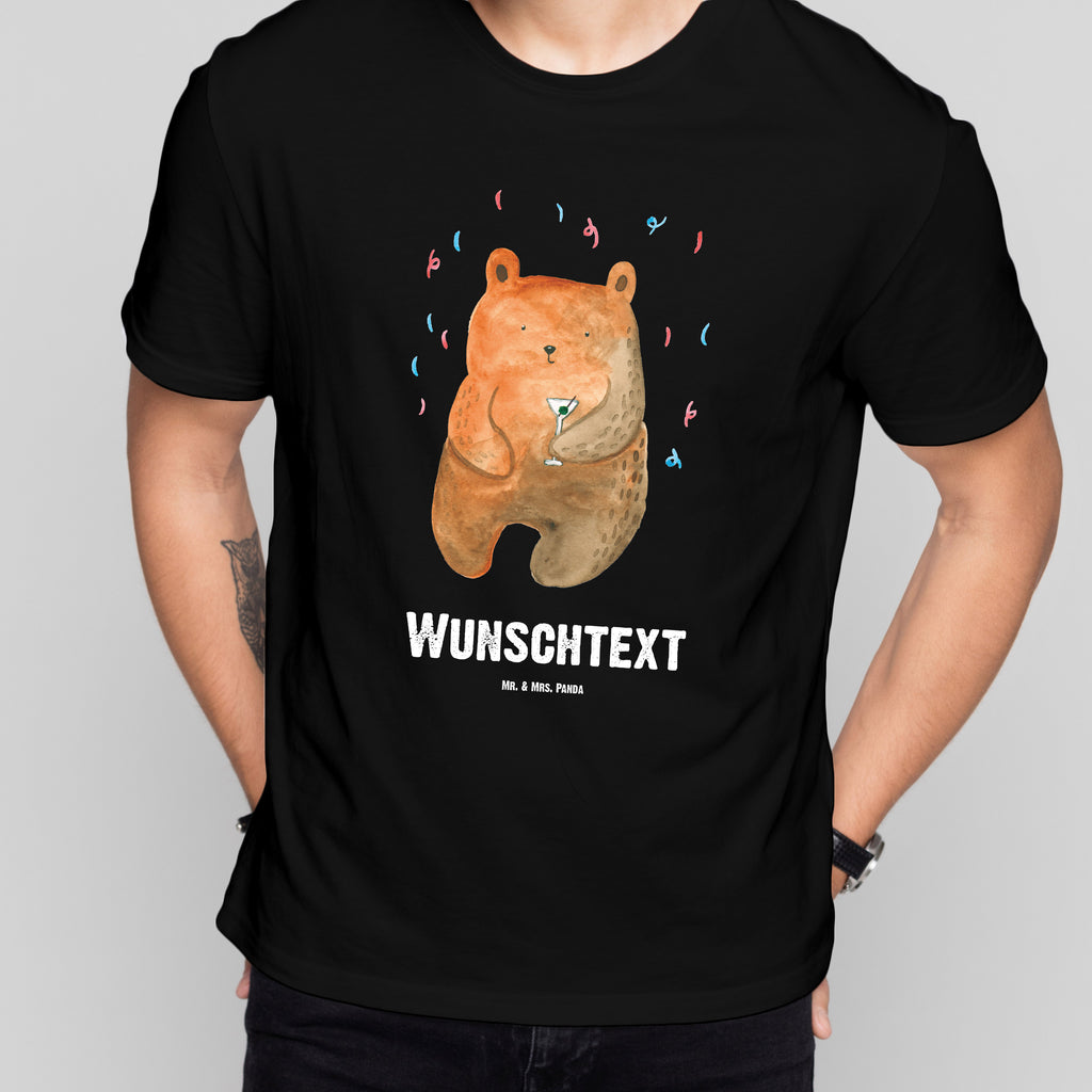 Größe M Personalisiertes T-Shirt Bär Party T-Shirt Personalisiert, T-Shirt mit Namen, T-Shirt mit Aufruck, Männer, Frauen, Bär, Teddy, Teddybär, Geburtstag, Geburtstagsgeschenk, Geschenk, Party, Feiern, Abfeiern, Mitbringsel, Gute Laune, Lustig