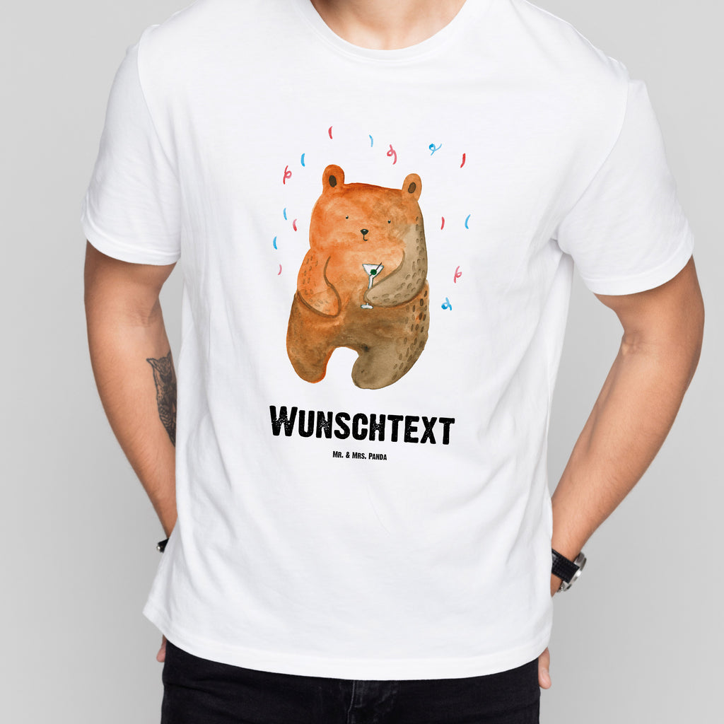Größe M Personalisiertes T-Shirt Bär Party T-Shirt Personalisiert, T-Shirt mit Namen, T-Shirt mit Aufruck, Männer, Frauen, Bär, Teddy, Teddybär, Geburtstag, Geburtstagsgeschenk, Geschenk, Party, Feiern, Abfeiern, Mitbringsel, Gute Laune, Lustig
