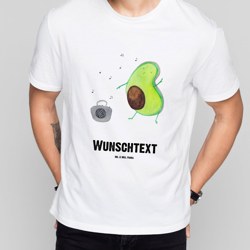 Größe M Personalisiertes T-Shirt Avocado tanzt T-Shirt Personalisiert, T-Shirt mit Namen, T-Shirt mit Aufruck, Männer, Frauen, Avocado, Veggie, Vegan, Gesund