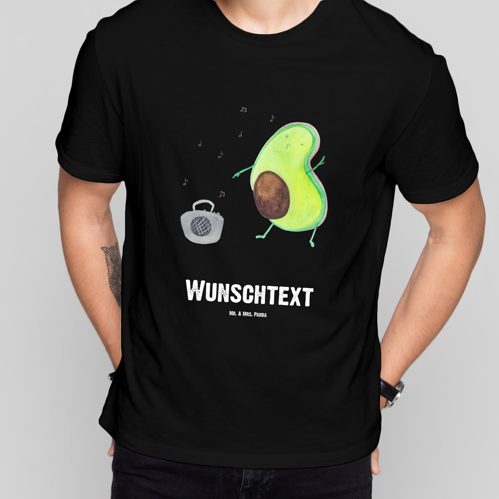 Größe M Personalisiertes T-Shirt Avocado tanzt T-Shirt Personalisiert, T-Shirt mit Namen, T-Shirt mit Aufruck, Männer, Frauen, Avocado, Veggie, Vegan, Gesund