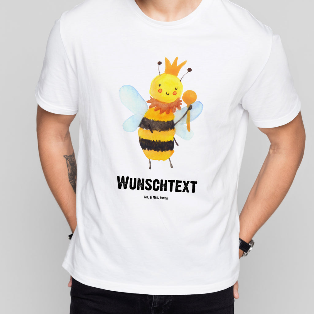 Größe M Personalisiertes T-Shirt Biene König T-Shirt Personalisiert, T-Shirt mit Namen, T-Shirt mit Aufruck, Männer, Frauen, Biene, Wespe, Hummel