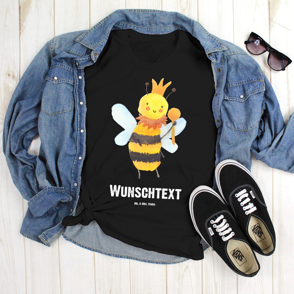 Größe M Personalisiertes T-Shirt Biene König T-Shirt Personalisiert, T-Shirt mit Namen, T-Shirt mit Aufruck, Männer, Frauen, Biene, Wespe, Hummel