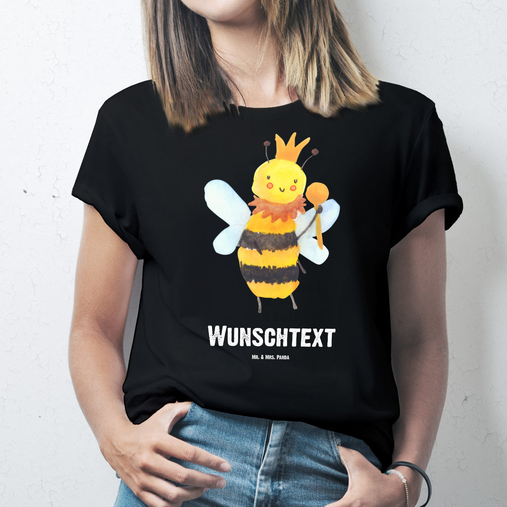 Größe M Personalisiertes T-Shirt Biene König T-Shirt Personalisiert, T-Shirt mit Namen, T-Shirt mit Aufruck, Männer, Frauen, Biene, Wespe, Hummel