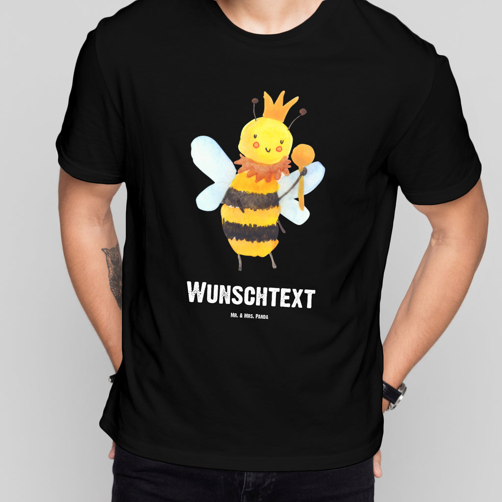 Größe M Personalisiertes T-Shirt Biene König T-Shirt Personalisiert, T-Shirt mit Namen, T-Shirt mit Aufruck, Männer, Frauen, Biene, Wespe, Hummel
