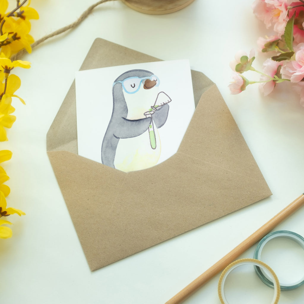 Personalisierte Grußkarte Chemielaborant mit Herz Personalisierte Grußkarte, Personalisiertere Klappkarte, Personalisierte Einladungskarte, Personalisierte Glückwunschkarte, Personalisierte Hochzeitskarte, Personalisierte Geburtstagskarte, Grußkarte mit Namen, Grußkarte selber drucken, Grußkarte selbst gestalten, Grußkarte mit persönlichen Nachrichten, Grußkarte als Geldgeschenk, Grußkarten personalisiert, Beruf, Ausbildung, Jubiläum, Abschied, Rente, Kollege, Kollegin, Geschenk, Schenken, Arbeitskollege, Mitarbeiter, Firma, Danke, Dankeschön, Chemiker, Chemielaborant, Naturwissenschaftler, Labor, Studium, Forschung, Wissenschaftler