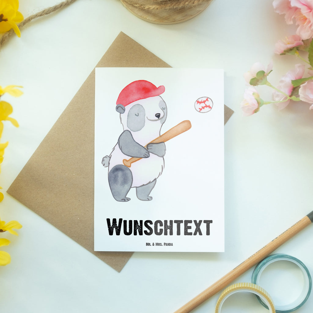 Personalisierte Grußkarte Panda Baseball spielen Medizin Personalisierte Grußkarte, Personalisiertere Klappkarte, Personalisierte Einladungskarte, Personalisierte Glückwunschkarte, Personalisierte Hochzeitskarte, Personalisierte Geburtstagskarte, Grußkarte mit Namen, Grußkarte selber drucken, Grußkarte selbst gestalten, Grußkarte mit persönlichen Nachrichten, Grußkarte als Geldgeschenk, Grußkarten personalisiert, Geschenk, Sport, Sportart, Hobby, Schenken, Danke, Dankeschön, Auszeichnung, Gewinn, Sportler, Baseball spielen, Baseball Spielen, Baseball Match, Ballsport, Baseballplatz, Baseballverein