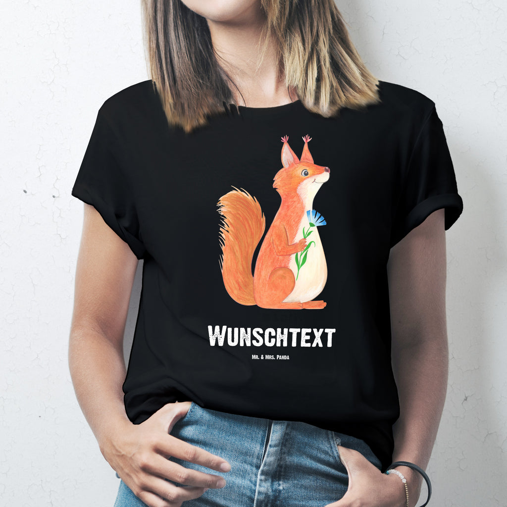 Größe M Personalisiertes T-Shirt Eichhörnchen Blume T-Shirt Personalisiert, T-Shirt mit Namen, T-Shirt mit Aufruck, Männer, Frauen, Tiermotive, Gute Laune, lustige Sprüche, Tiere, Eichhörnchen, Eichhorn, Spruch positiv, Lachen, Spaß, Motivation Sprüche, Motivation Bilder, glücklich Spruch, Spruch Deko