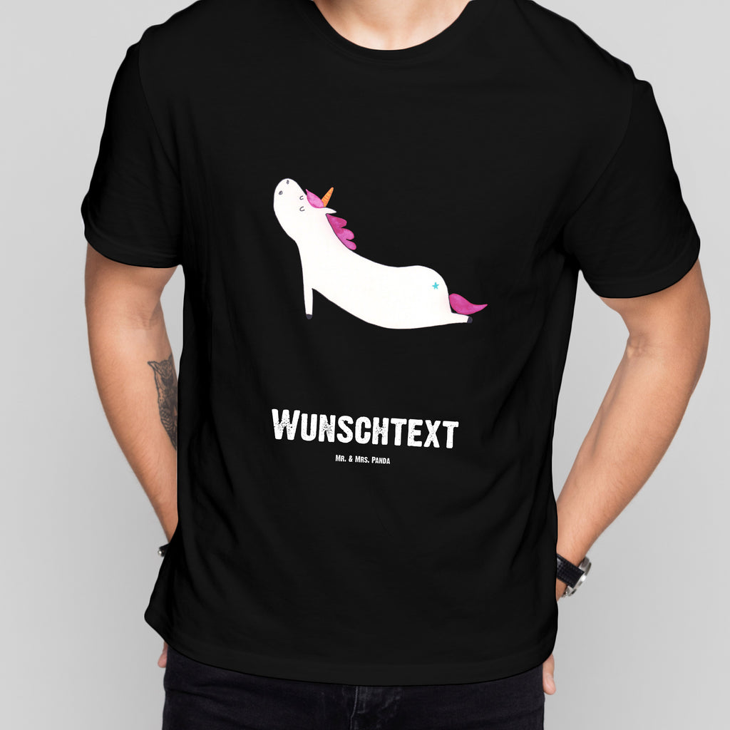 Größe M Personalisiertes T-Shirt Einhorn Yoga T-Shirt Personalisiert, T-Shirt mit Namen, T-Shirt mit Aufruck, Männer, Frauen, Einhorn, Einhörner, Einhorn Deko, Pegasus, Unicorn, Yoga, Namaste, Achtsamkeit, Entspannung, Joga, Yogamatte, Sport, lustig, witzig, süß