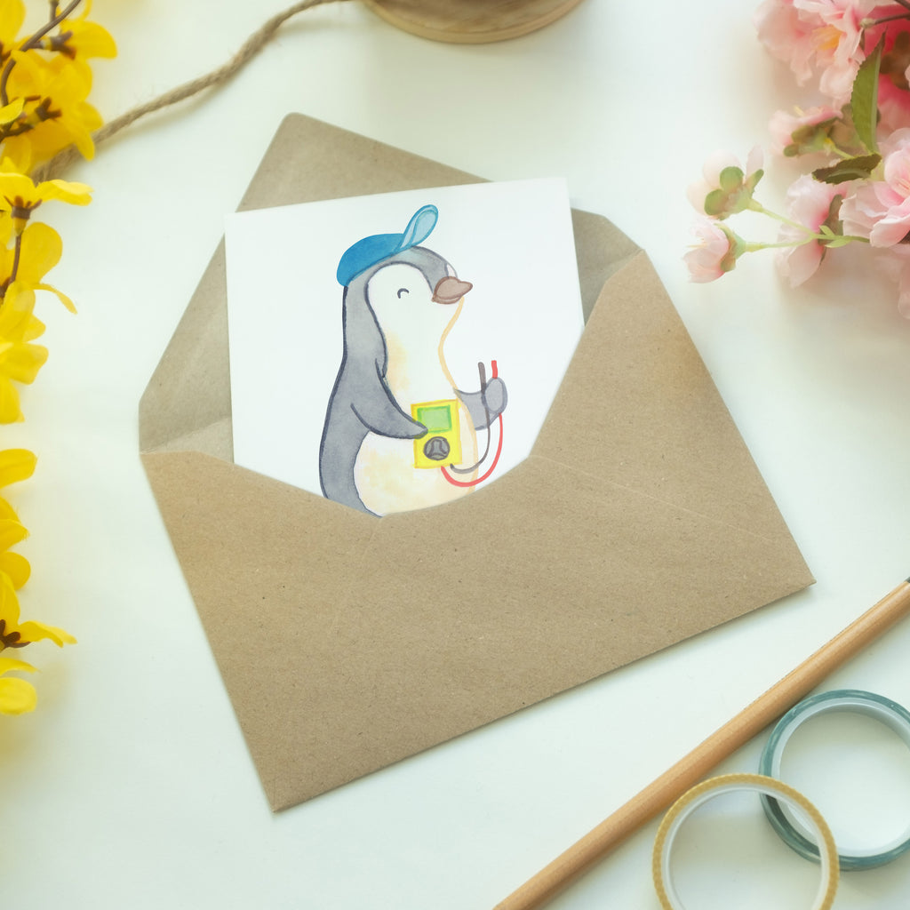Personalisierte Grußkarte Elektriker mit Herz Personalisierte Grußkarte, Personalisiertere Klappkarte, Personalisierte Einladungskarte, Personalisierte Glückwunschkarte, Personalisierte Hochzeitskarte, Personalisierte Geburtstagskarte, Grußkarte mit Namen, Grußkarte selber drucken, Grußkarte selbst gestalten, Grußkarte mit persönlichen Nachrichten, Grußkarte als Geldgeschenk, Grußkarten personalisiert, Beruf, Ausbildung, Jubiläum, Abschied, Rente, Kollege, Kollegin, Geschenk, Schenken, Arbeitskollege, Mitarbeiter, Firma, Danke, Dankeschön, Elektriker, Elektronmonteur, Elektrotechniker, Elektroinstallateur, Elektromeister, Gesellenprüfung