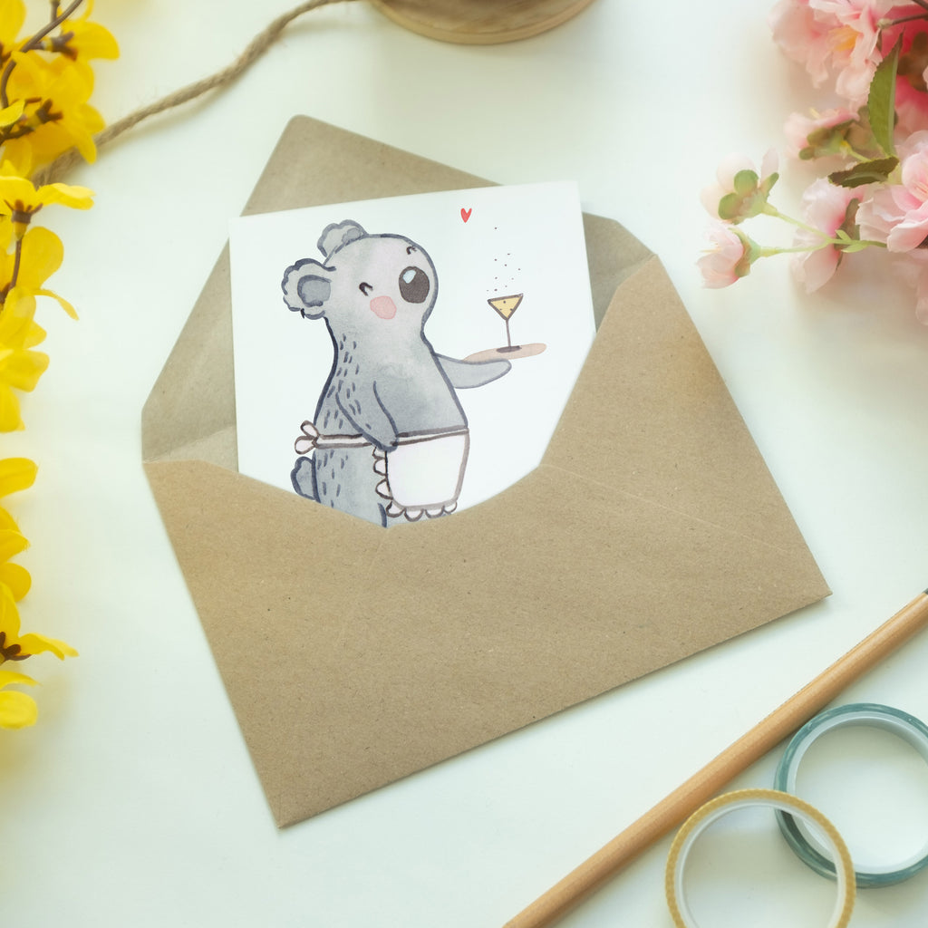 Personalisierte Grußkarte Kellnerin mit Herz Personalisierte Grußkarte, Personalisiertere Klappkarte, Personalisierte Einladungskarte, Personalisierte Glückwunschkarte, Personalisierte Hochzeitskarte, Personalisierte Geburtstagskarte, Grußkarte mit Namen, Grußkarte selber drucken, Grußkarte selbst gestalten, Grußkarte mit persönlichen Nachrichten, Grußkarte als Geldgeschenk, Grußkarten personalisiert, Beruf, Ausbildung, Jubiläum, Abschied, Rente, Kollege, Kollegin, Geschenk, Schenken, Arbeitskollege, Mitarbeiter, Firma, Danke, Dankeschön, Kellnerin, Servicekraft, Restaurant