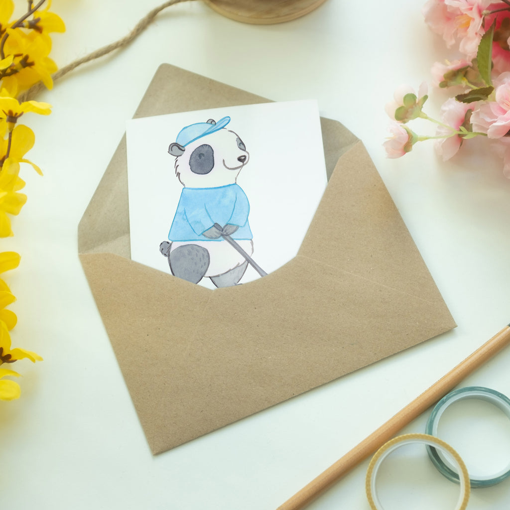 Personalisierte Grußkarte Panda Golfen Tage Personalisierte Grußkarte, Personalisiertere Klappkarte, Personalisierte Einladungskarte, Personalisierte Glückwunschkarte, Personalisierte Hochzeitskarte, Personalisierte Geburtstagskarte, Grußkarte mit Namen, Grußkarte selber drucken, Grußkarte selbst gestalten, Grußkarte mit persönlichen Nachrichten, Grußkarte als Geldgeschenk, Grußkarten personalisiert, Geschenk, Sport, Sportart, Hobby, Schenken, Danke, Dankeschön, Auszeichnung, Gewinn, Sportler, Golfen, Golf spielen, Golfplatz, Golfturnier, Golf Verein
