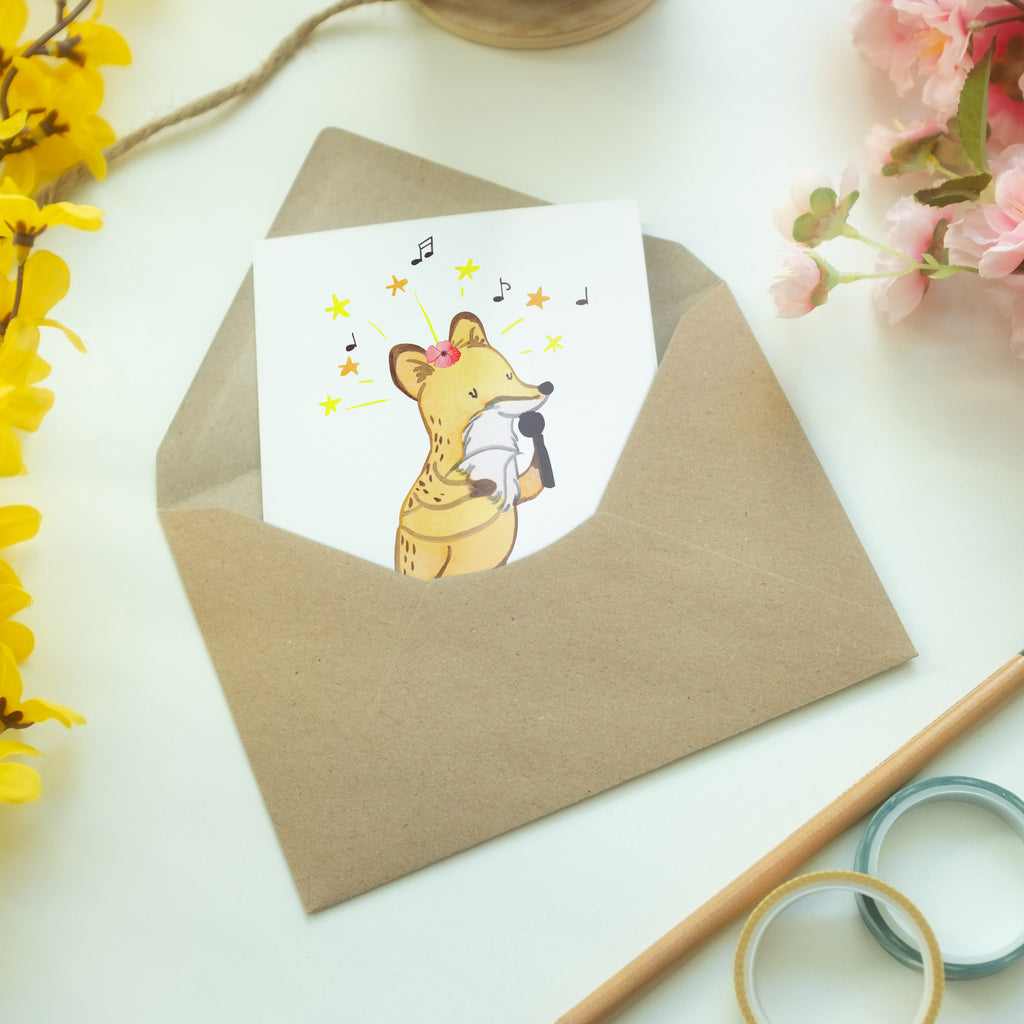 Personalisierte Grußkarte Sängerin mit Herz Personalisierte Grußkarte, Personalisiertere Klappkarte, Personalisierte Einladungskarte, Personalisierte Glückwunschkarte, Personalisierte Hochzeitskarte, Personalisierte Geburtstagskarte, Grußkarte mit Namen, Grußkarte selber drucken, Grußkarte selbst gestalten, Grußkarte mit persönlichen Nachrichten, Grußkarte als Geldgeschenk, Grußkarten personalisiert, Beruf, Ausbildung, Jubiläum, Abschied, Rente, Kollege, Kollegin, Geschenk, Schenken, Arbeitskollege, Mitarbeiter, Firma, Danke, Dankeschön