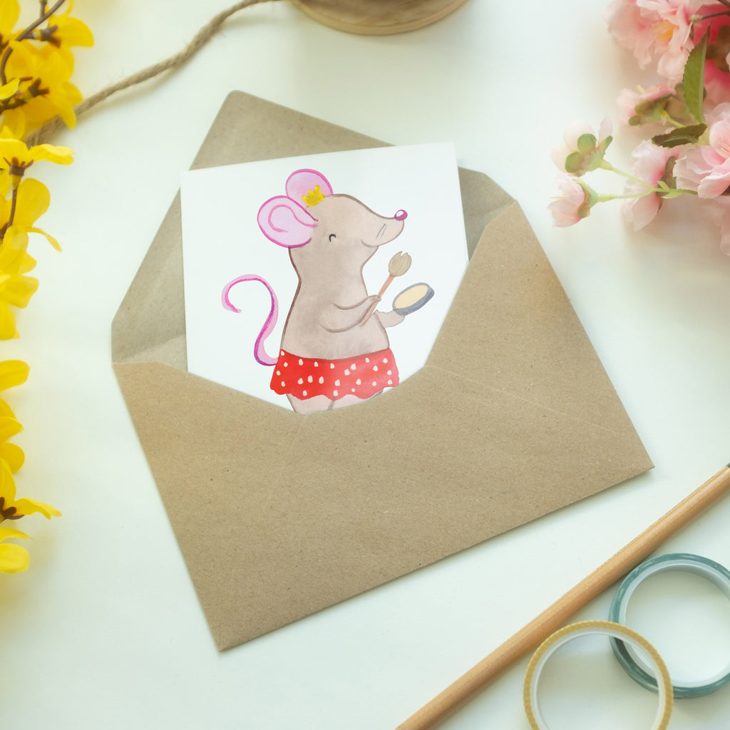 Personalisierte Grußkarte Kosmetikerin mit Herz Personalisierte Grußkarte, Personalisiertere Klappkarte, Personalisierte Einladungskarte, Personalisierte Glückwunschkarte, Personalisierte Hochzeitskarte, Personalisierte Geburtstagskarte, Grußkarte mit Namen, Grußkarte selber drucken, Grußkarte selbst gestalten, Grußkarte mit persönlichen Nachrichten, Grußkarte als Geldgeschenk, Grußkarten personalisiert, Beruf, Ausbildung, Jubiläum, Abschied, Rente, Kollege, Kollegin, Geschenk, Schenken, Arbeitskollege, Mitarbeiter, Firma, Danke, Dankeschön, Kosmetikerin, Make Up Artist, Maskenbildnerin, Visagistin, Beauty Salon, Kosmetikstudio, Eröffnung