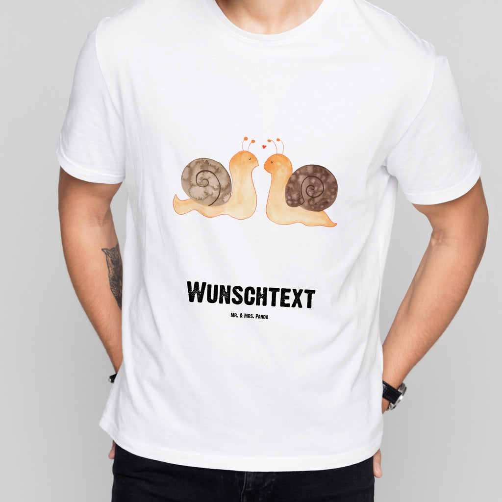 Größe M Personalisiertes T-Shirt Schnecken Liebe T-Shirt Personalisiert, T-Shirt mit Namen, T-Shirt mit Aufruck, Männer, Frauen, Liebe, Partner, Freund, Freundin, Ehemann, Ehefrau, Heiraten, Verlobung, Heiratsantrag, Liebesgeschenk, Jahrestag, Hocheitstag