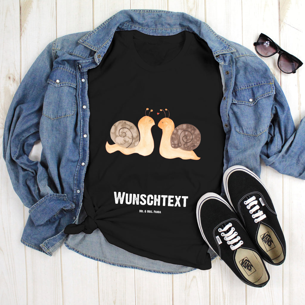 Größe M Personalisiertes T-Shirt Schnecken Liebe T-Shirt Personalisiert, T-Shirt mit Namen, T-Shirt mit Aufruck, Männer, Frauen, Liebe, Partner, Freund, Freundin, Ehemann, Ehefrau, Heiraten, Verlobung, Heiratsantrag, Liebesgeschenk, Jahrestag, Hocheitstag