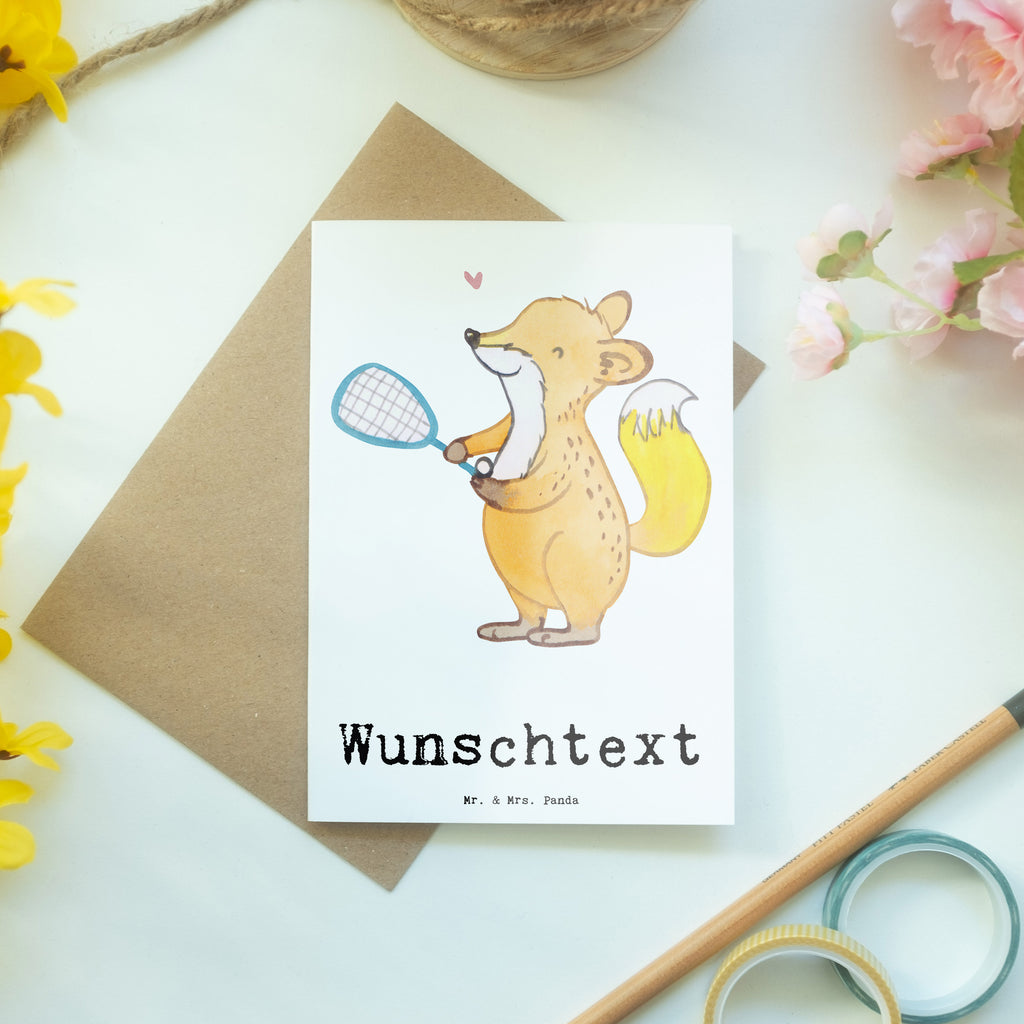Personalisierte Grußkarte Fuchs Squash spielen Medizin Personalisierte Grußkarte, Personalisiertere Klappkarte, Personalisierte Einladungskarte, Personalisierte Glückwunschkarte, Personalisierte Hochzeitskarte, Personalisierte Geburtstagskarte, Grußkarte mit Namen, Grußkarte selber drucken, Grußkarte selbst gestalten, Grußkarte mit persönlichen Nachrichten, Grußkarte als Geldgeschenk, Grußkarten personalisiert, Geschenk, Sport, Sportart, Hobby, Schenken, Danke, Dankeschön, Auszeichnung, Gewinn, Sportler, Squash spielen, Squashhalle, Ballsport