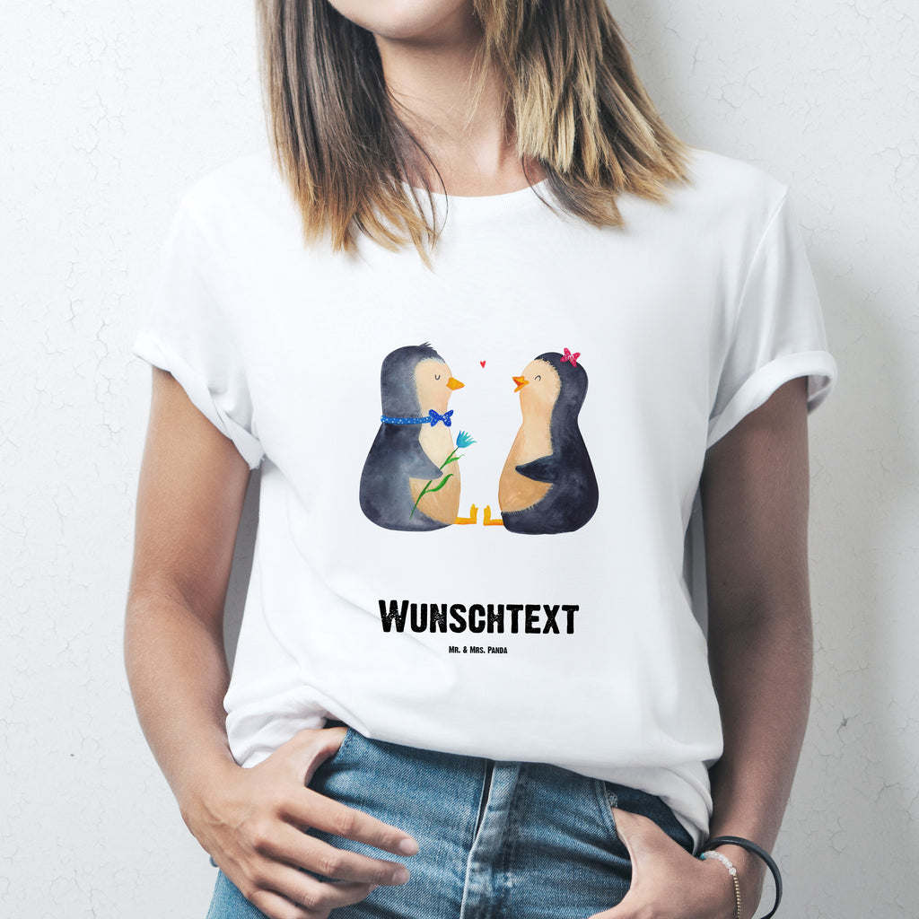 Größe XL Personalisiertes T-Shirt Pinguin Pärchen T-Shirt Personalisiert, T-Shirt mit Namen, T-Shirt mit Aufruck, Männer, Frauen, Pinguin, Pinguine, Liebe, Liebespaar, Liebesbeweis, Liebesgeschenk, Verlobung, Jahrestag, Hochzeitstag, Hochzeit, Hochzeitsgeschenk, große Liebe, Traumpaar