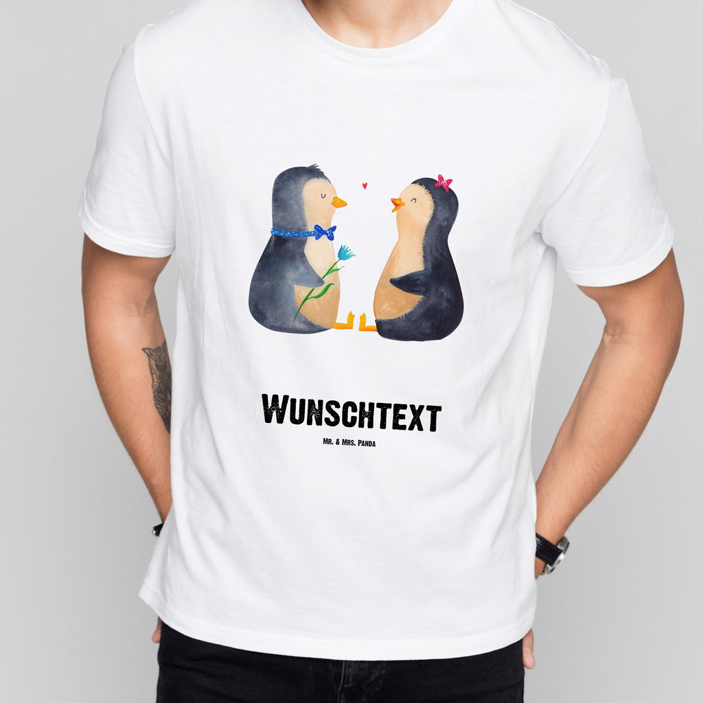 Größe XL Personalisiertes T-Shirt Pinguin Pärchen T-Shirt Personalisiert, T-Shirt mit Namen, T-Shirt mit Aufruck, Männer, Frauen, Pinguin, Pinguine, Liebe, Liebespaar, Liebesbeweis, Liebesgeschenk, Verlobung, Jahrestag, Hochzeitstag, Hochzeit, Hochzeitsgeschenk, große Liebe, Traumpaar