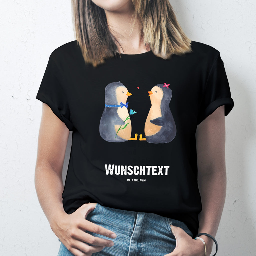Größe XL Personalisiertes T-Shirt Pinguin Pärchen T-Shirt Personalisiert, T-Shirt mit Namen, T-Shirt mit Aufruck, Männer, Frauen, Pinguin, Pinguine, Liebe, Liebespaar, Liebesbeweis, Liebesgeschenk, Verlobung, Jahrestag, Hochzeitstag, Hochzeit, Hochzeitsgeschenk, große Liebe, Traumpaar
