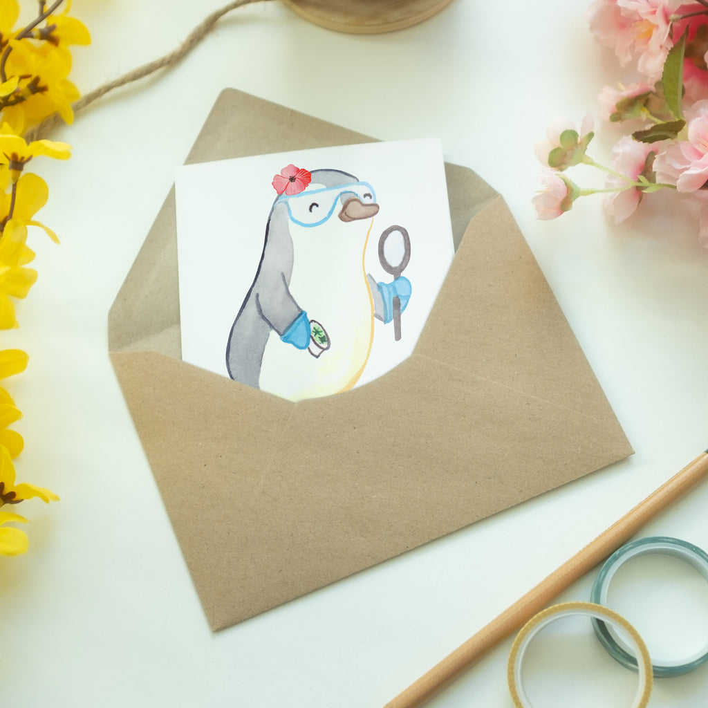 Personalisierte Grußkarte Biologin mit Herz Personalisierte Grußkarte, Personalisiertere Klappkarte, Personalisierte Einladungskarte, Personalisierte Glückwunschkarte, Personalisierte Hochzeitskarte, Personalisierte Geburtstagskarte, Grußkarte mit Namen, Grußkarte selber drucken, Grußkarte selbst gestalten, Grußkarte mit persönlichen Nachrichten, Grußkarte als Geldgeschenk, Grußkarten personalisiert, Beruf, Ausbildung, Jubiläum, Abschied, Rente, Kollege, Kollegin, Geschenk, Schenken, Arbeitskollege, Mitarbeiter, Firma, Danke, Dankeschön, Biologin, Biologie, Naturwissenschaftlerin, Labor, Studium, Bachelor, Master