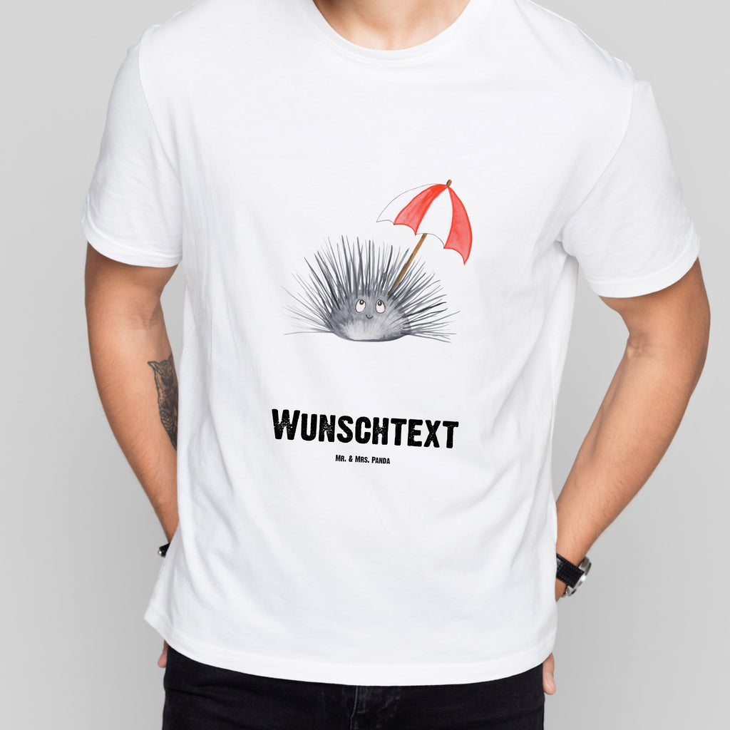 Größe XXL Personalisiertes T-Shirt Seeigel T-Shirt Personalisiert, T-Shirt mit Namen, T-Shirt mit Aufruck, Männer, Frauen, Wunschtext, Bedrucken, Meerestiere, Meer, Urlaub, Seeigel, Achtsamkeit, Selbstakzeptanz, Selbstliebe, Hier und Jetzt, Leben, Lebe