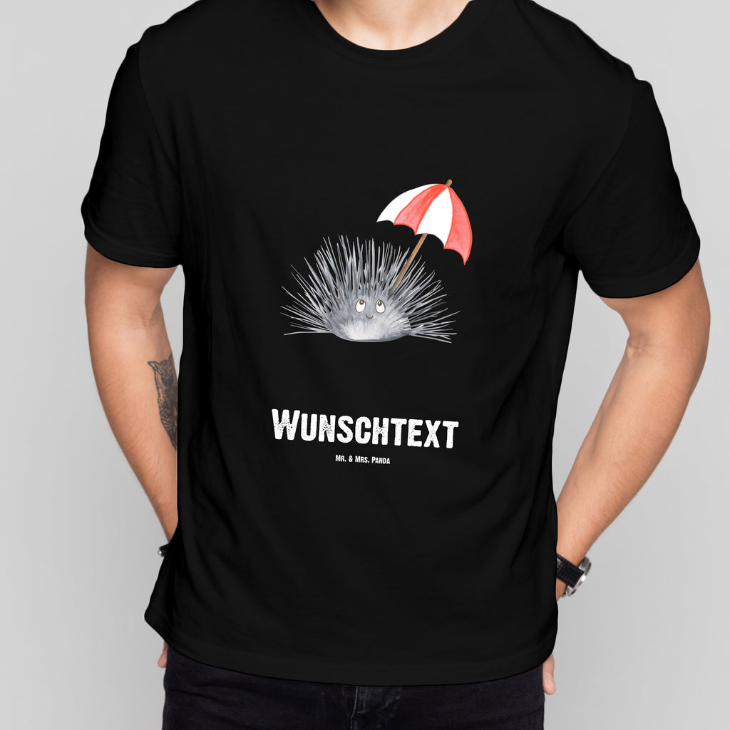 Größe XXL Personalisiertes T-Shirt Seeigel T-Shirt Personalisiert, T-Shirt mit Namen, T-Shirt mit Aufruck, Männer, Frauen, Wunschtext, Bedrucken, Meerestiere, Meer, Urlaub, Seeigel, Achtsamkeit, Selbstakzeptanz, Selbstliebe, Hier und Jetzt, Leben, Lebe