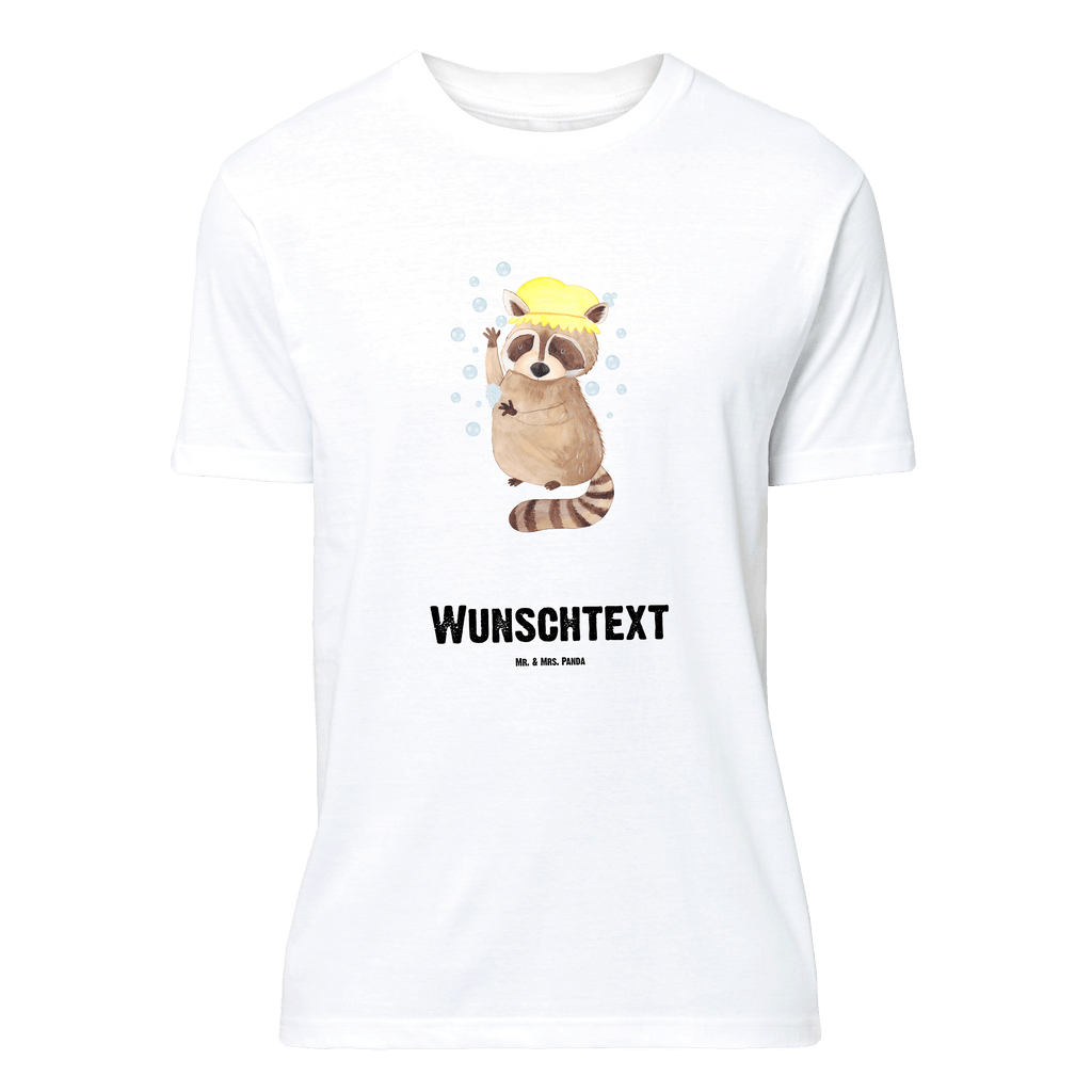 Größe M Personalisiertes T-Shirt Waschbär T-Shirt Personalisiert, T-Shirt mit Namen, T-Shirt mit Aufruck, Männer, Frauen, Tiermotive, Gute Laune, lustige Sprüche, Tiere, Waschbär, Tagträumen, Plan, Fröhlich, waschen, Seifenblasen