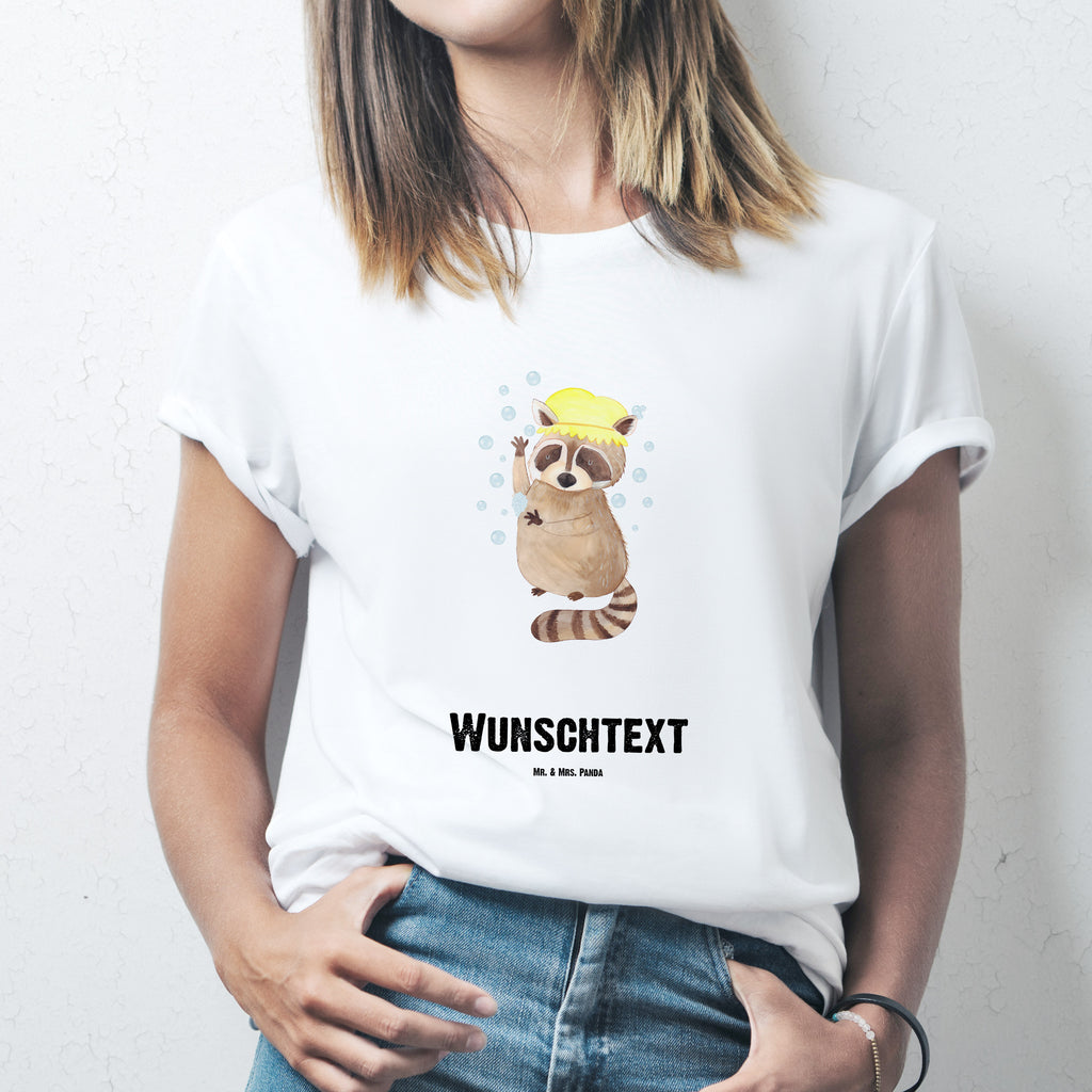 Größe M Personalisiertes T-Shirt Waschbär T-Shirt Personalisiert, T-Shirt mit Namen, T-Shirt mit Aufruck, Männer, Frauen, Tiermotive, Gute Laune, lustige Sprüche, Tiere, Waschbär, Tagträumen, Plan, Fröhlich, waschen, Seifenblasen