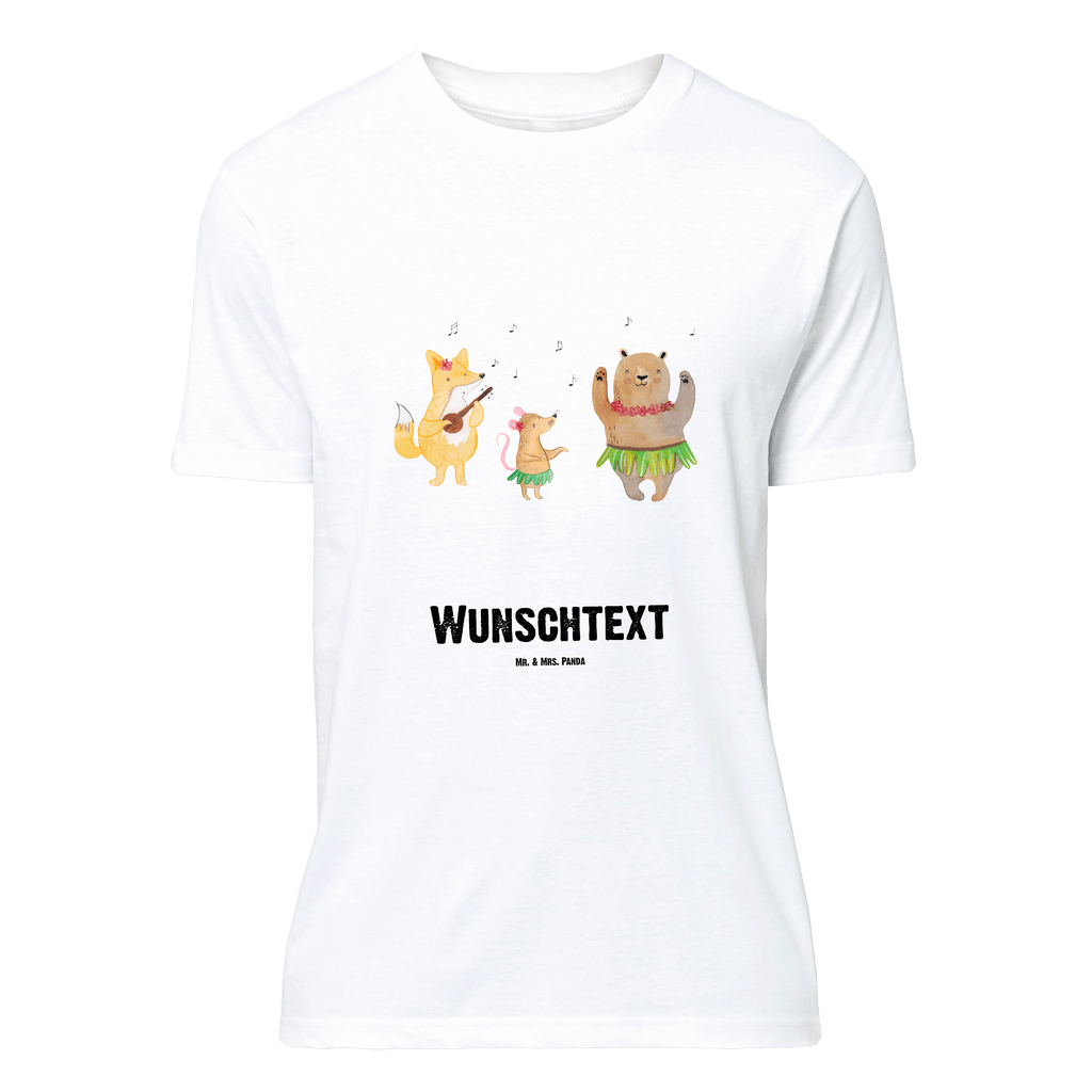 Größe M Personalisiertes T-Shirt Waldtiere Aloha T-Shirt Personalisiert, T-Shirt mit Namen, T-Shirt mit Aufruck, Männer, Frauen, Tiermotive, Gute Laune, lustige Sprüche, Tiere, Wald, Waldtiere, Musik, Aloha, Bär, Hase, Igel, Tanzen, Leben, Lachen